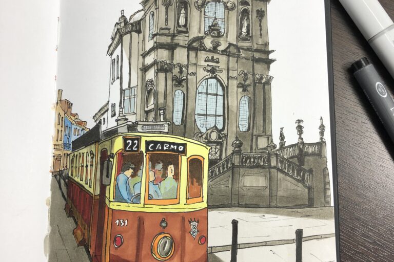 Capturing the Spirit of Porto’s Iconic Tram Line 22